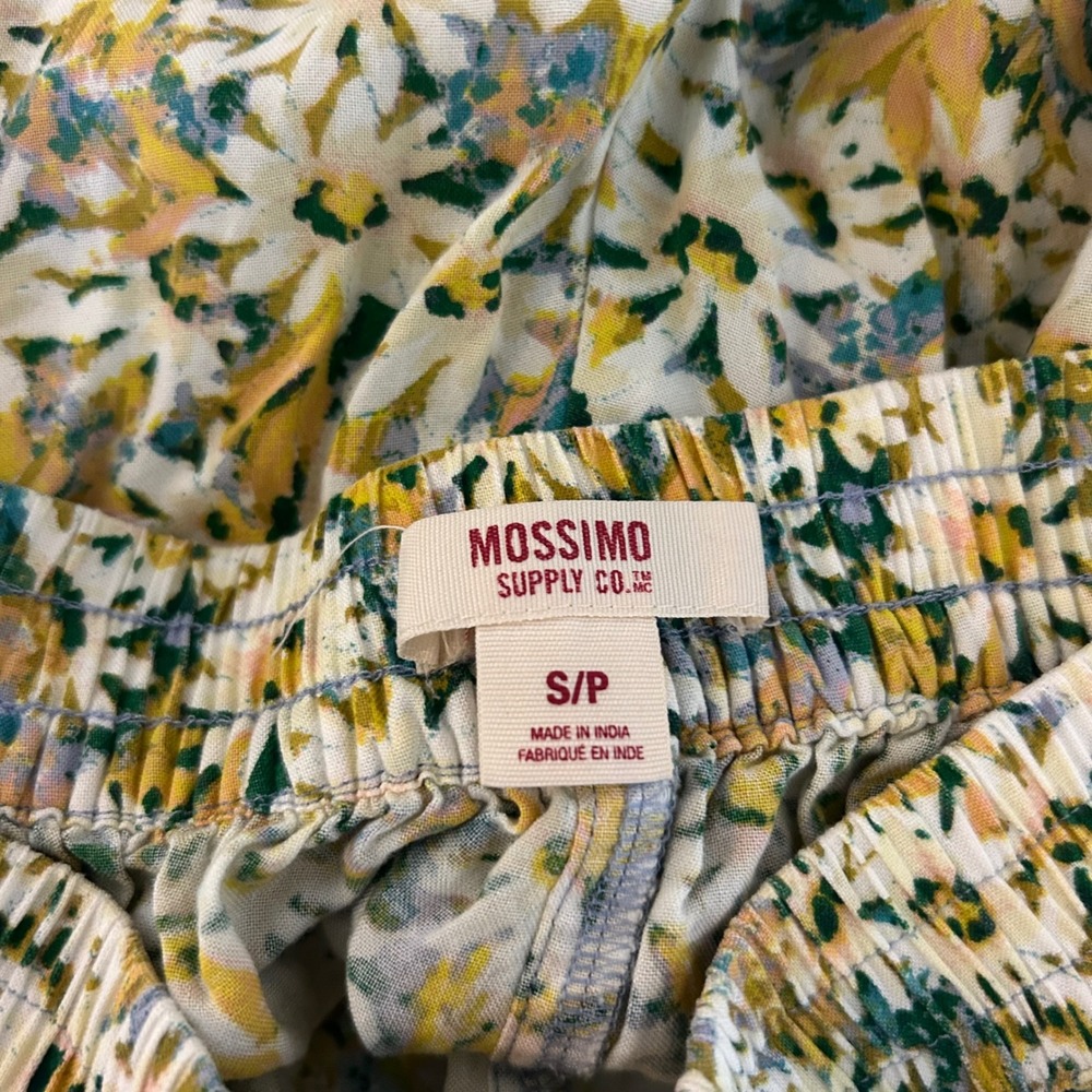 Mossimo Supply Co Floral Shorts Elastic Waist Summer Casual Womens S/P - Picture 4 of 4
